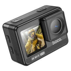 Action camera with digital displays 1,3" + 2" anti-shake IPS 4K