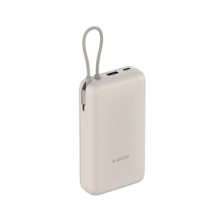 Xiaomi 33W Power Bank 20000mAh (Integrated Cable) - TAN