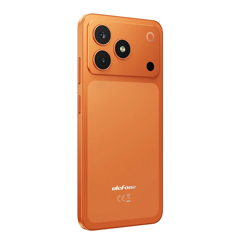 Ulefone Note 23 in Cosmic Orange, back